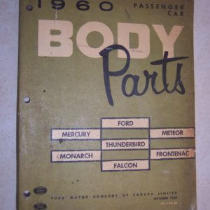 1960 FORD CARS BODY PARTS CANA