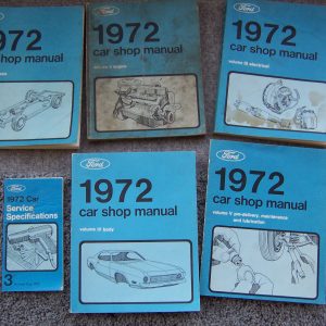 1972 Ford Car Service Manual Set