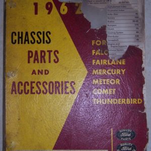1962 FORD CARS CHASSIS PARTS & ACCESSORIES